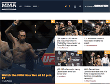 Tablet Screenshot of mmafighting.com